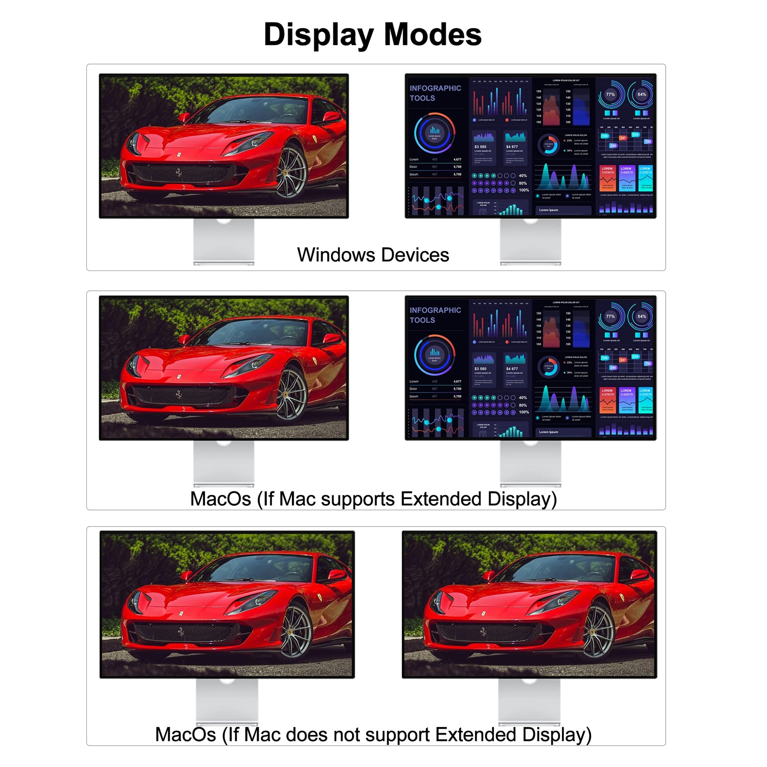 CKL USB C KVM Switch Dual Monitors 4K@60Hz, For 2 USB-C Laptops to Share Keyboard Mouse and 2 Monitors, USB 3.0 Hub & Audio, Compatible Thunderbolt 3/4 USB 4 MST CKL KVM Switches