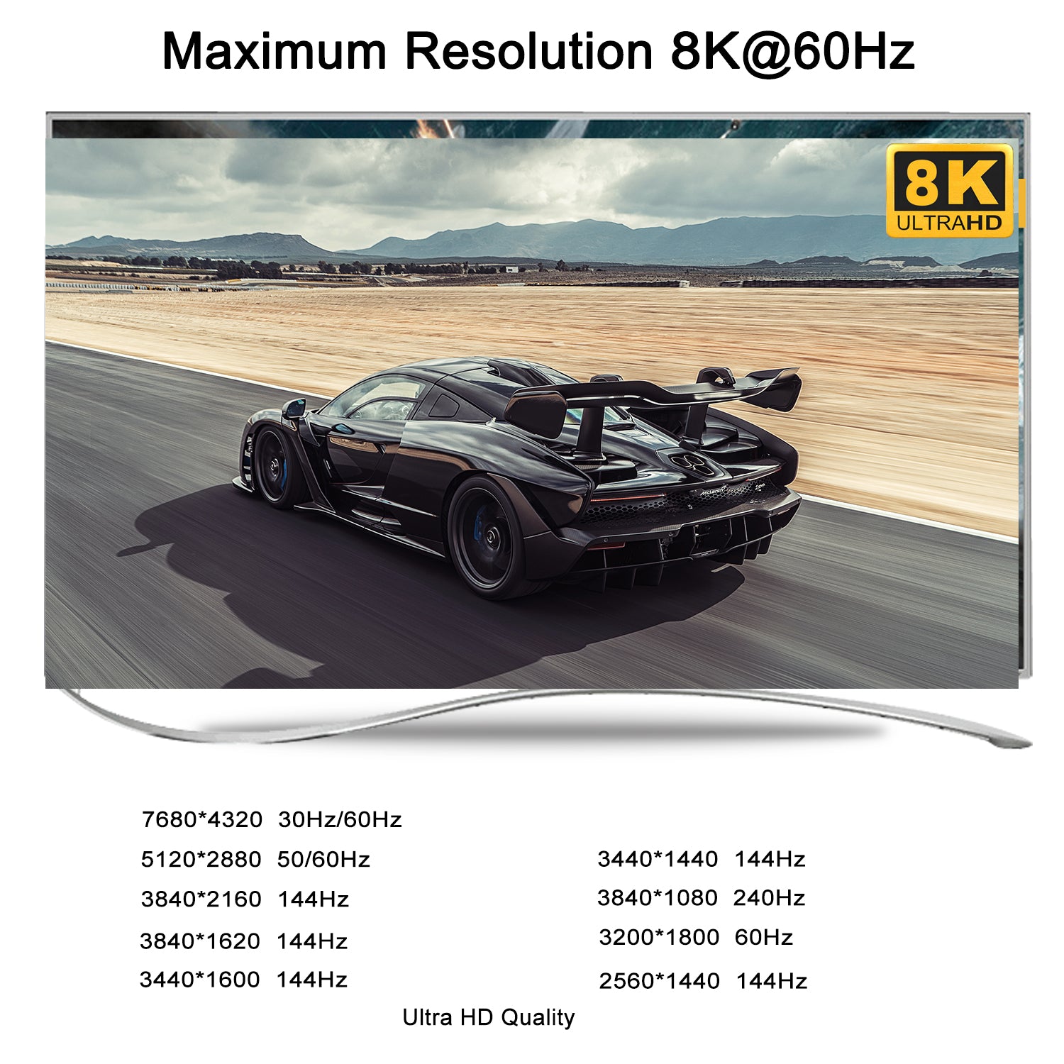 CKL 2 Port HDMI KVM Switch 2 Monitors 8K@60Hz 4K@144Hz with Cables Supports Emulation EDID, Hotkey Switching, 5.1 Digital Fiber Optical and 7.1 Surround Sound Audio Output 922HUA-7