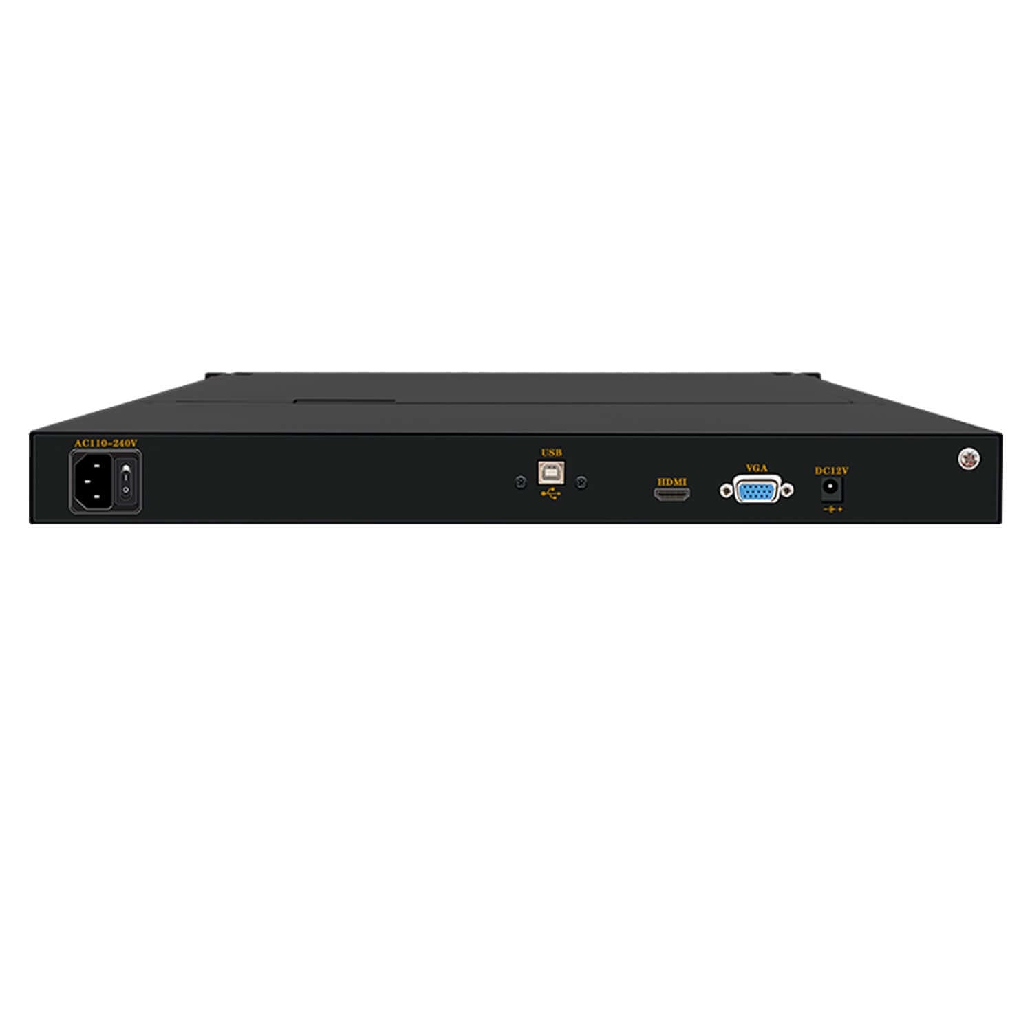 17.3inch VGA LED RackMount KVM, Support up to 1920*1080 @60Hz (HL-1701B)