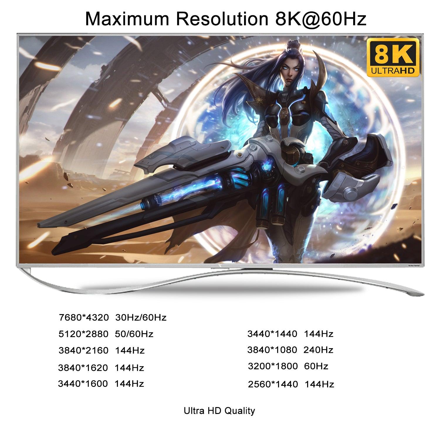 2 Port USB 3.0 KVM Switch Quad Monitor HDMI 2.1 8K@60Hz 4K@144Hz for 2 Computers 4 Monitors CKL-924HUA-4 - CKL KVM Switches