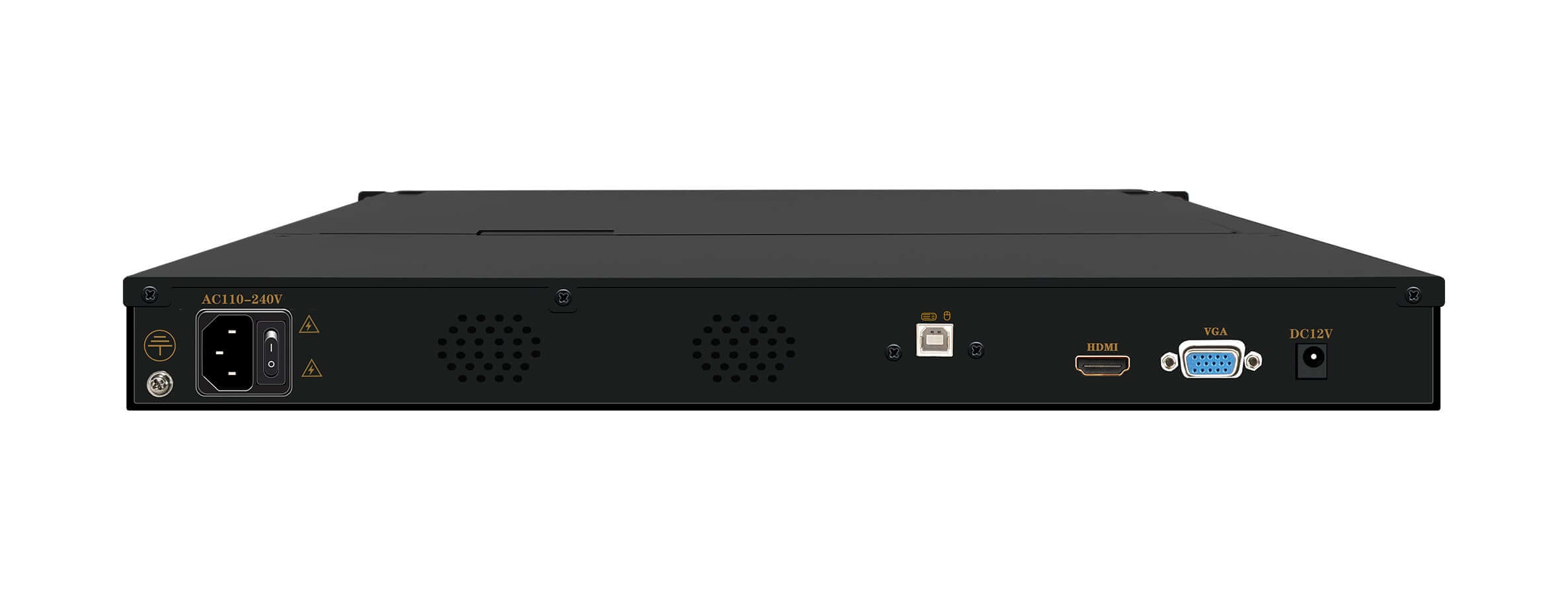 18.5” LED VGA RackMount KVM, Support Up to 1920*1080 @60Hz (TX-8801U)