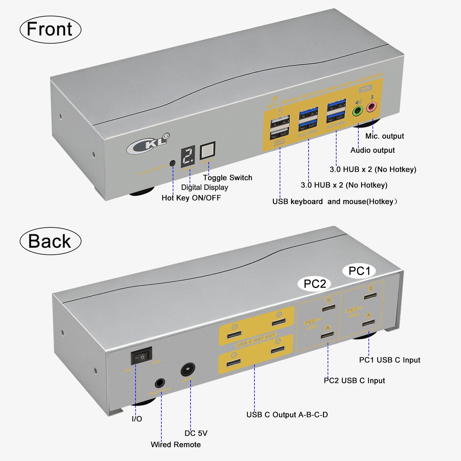 CKL-624TT-MST CKL KVM Switches