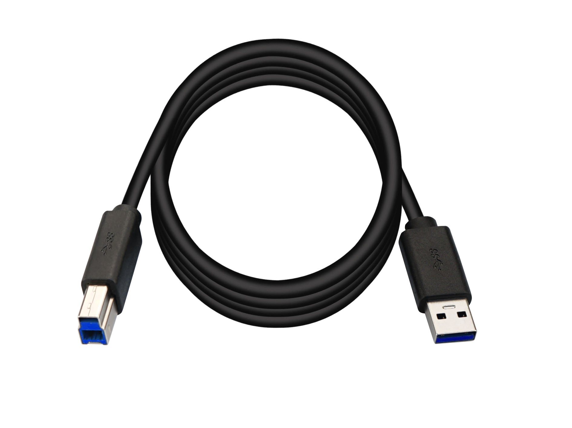 Cable Matters 5Gbps USB 3.0 Cable, USB A to B Cable, 5ft, Black