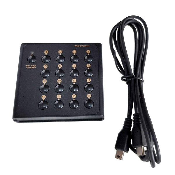 Replacement Wired Remoter Toggle Switcher for CKL Dual Monitor KVM Switches 16 Port