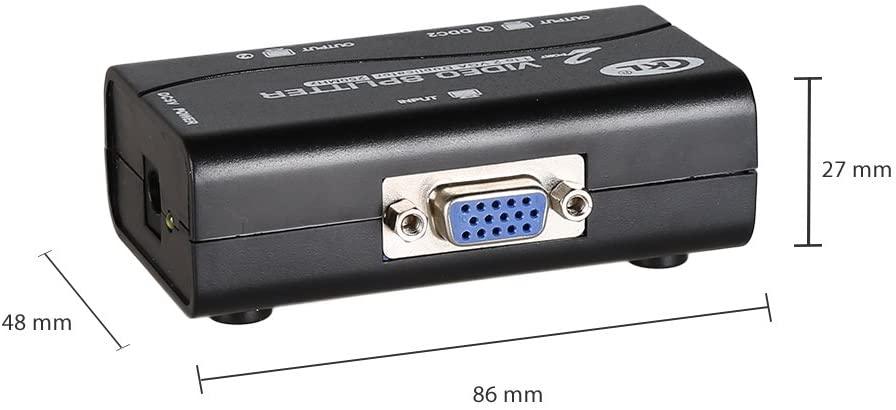 Displayport to vga on sale splitter