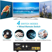 Load image into Gallery viewer, 2 Port HDMI KVM Switch Dual Monitor 4K 30Hz CKL-922HUA
