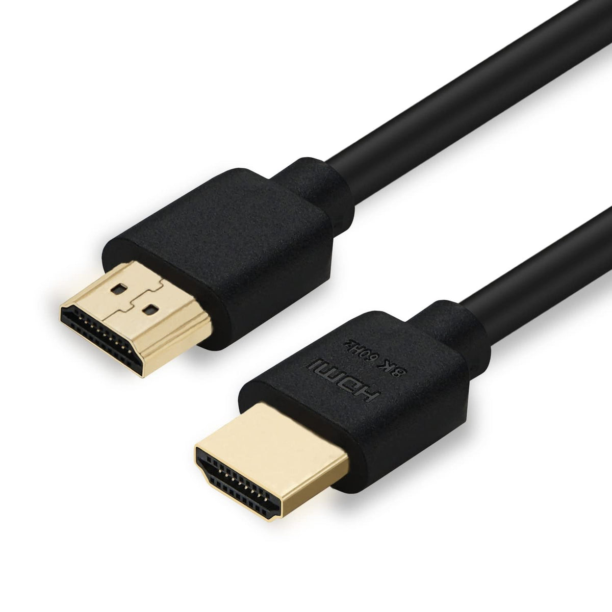 2 Pack 8k HDMI Cables - HDMI 2.1 Cable for Monitors/TV/Gaming/ps4/ps5/, High Speed 8k 60hz 4k 144hz 120hz, Short Certified Cord 4.9ft/1.5M CKL