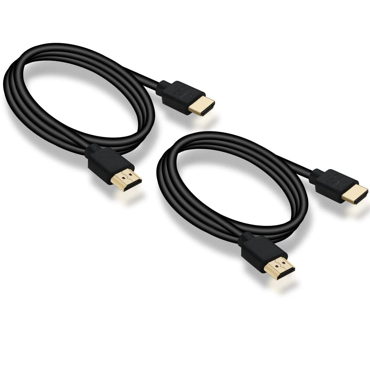 2 Pack 8k HDMI Cables - HDMI 2.1 Cable for Monitors/TV/Gaming/ps4/ps5/, High Speed 8k 60hz 4k 144hz 120hz, Short Certified Cord 4.9ft/1.5M CKL