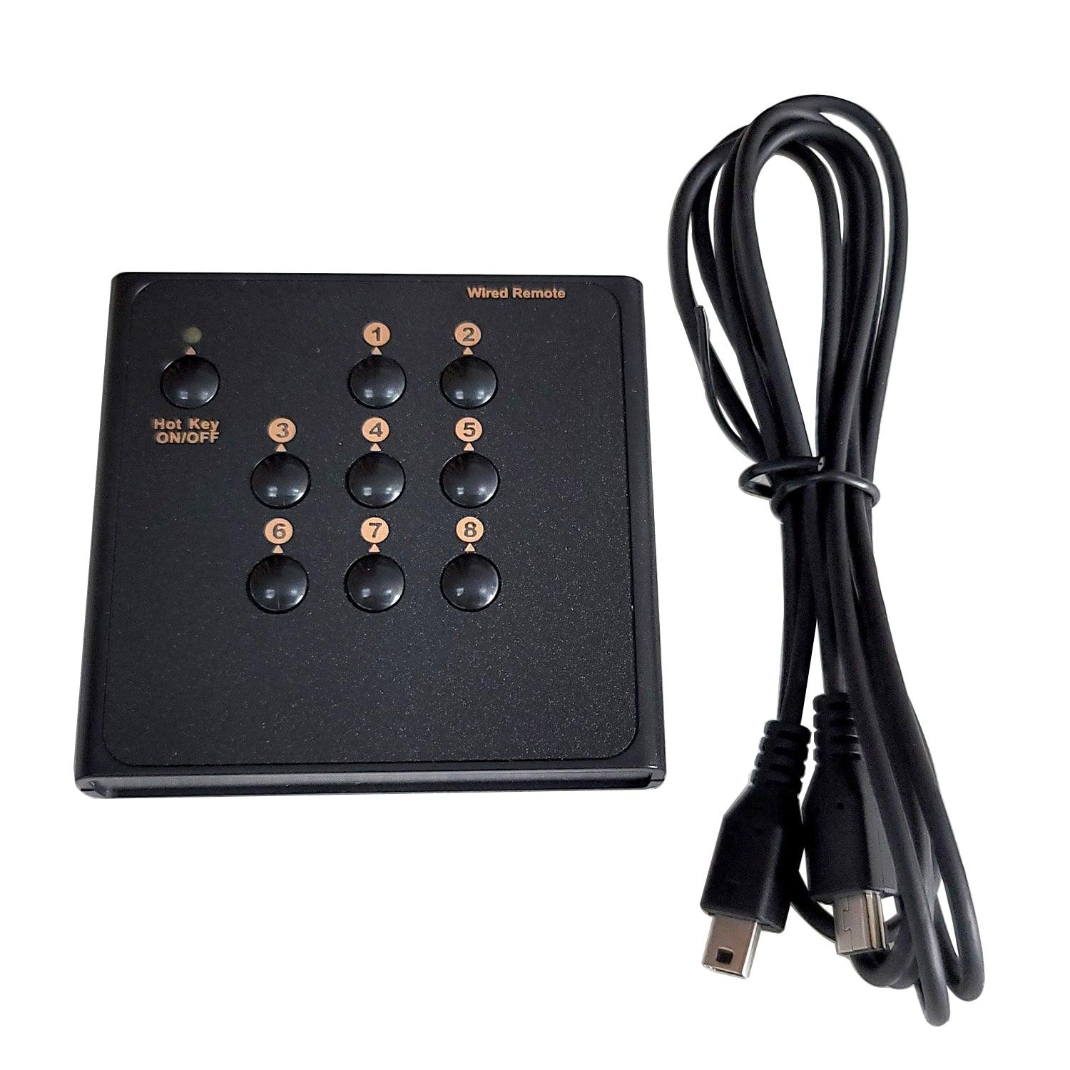 Replacement Wired Remoter Toggle Switcher for CKL Dual Monitor KVM Switches 8 Port - CKL KVM Switches
